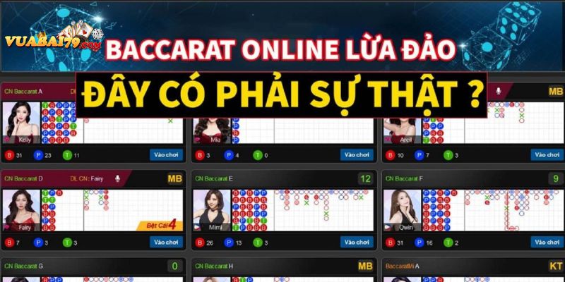 baccarat trực tuyến có lừa đảo không