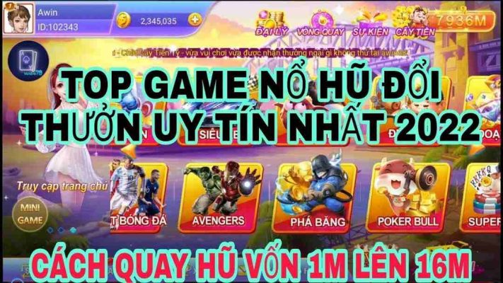 game nổ hũ đổi thưởng