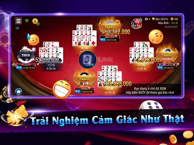 tải game đánh bài mậu binh